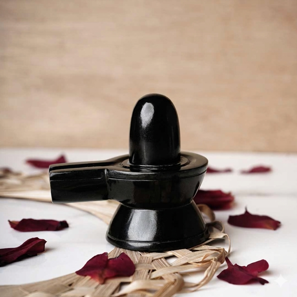 Black Agate Stone Shivling