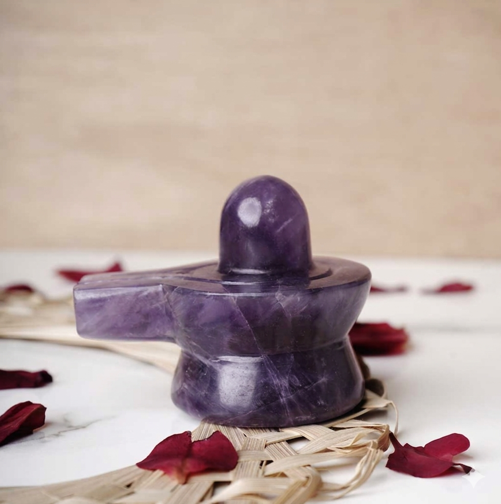 Amethyst Stone Shivling