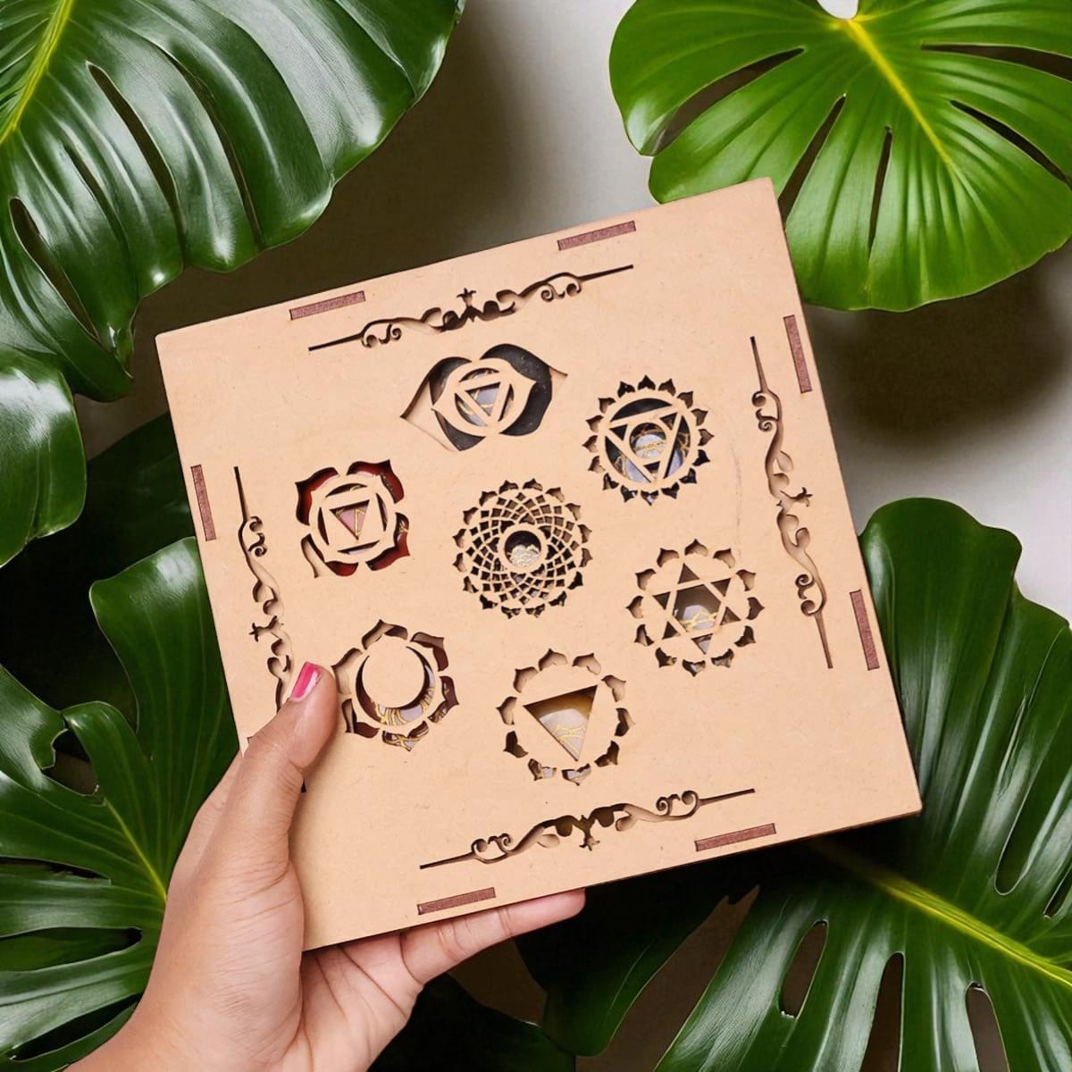 7 Chakra Oval Set Box