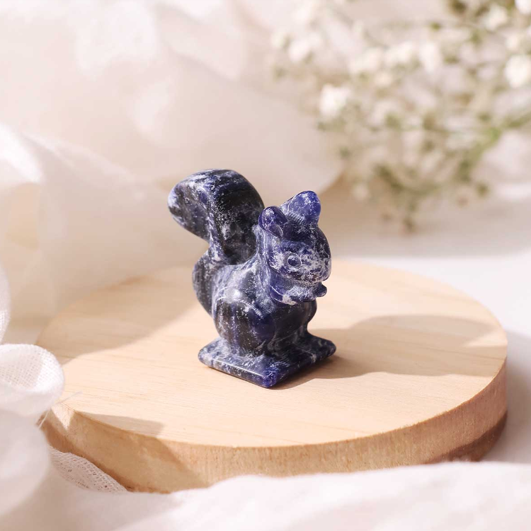 Sodalite Squirrel 1 Inch