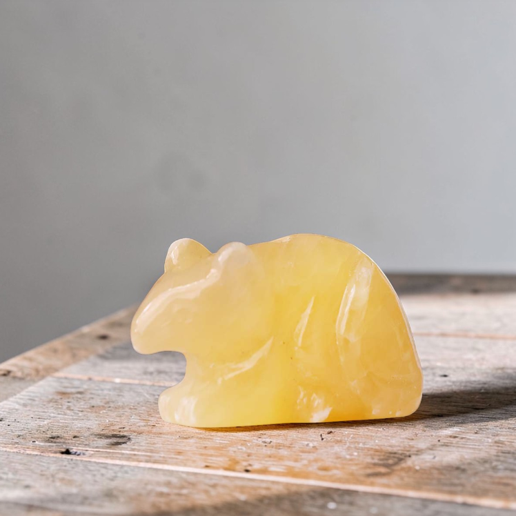 Yellow Calcite Mouse