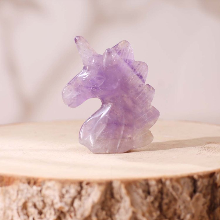 Amethyst Unicorn 2.5 Inch