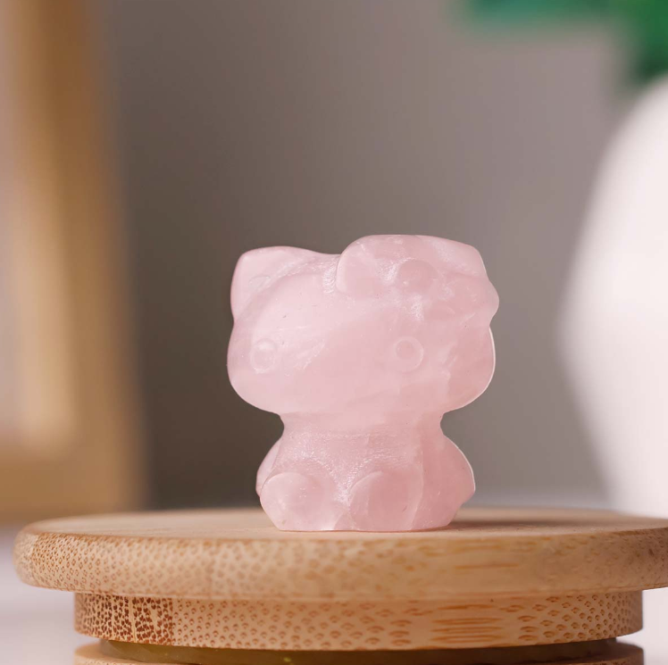 Rose Quartz Hello Kitty
