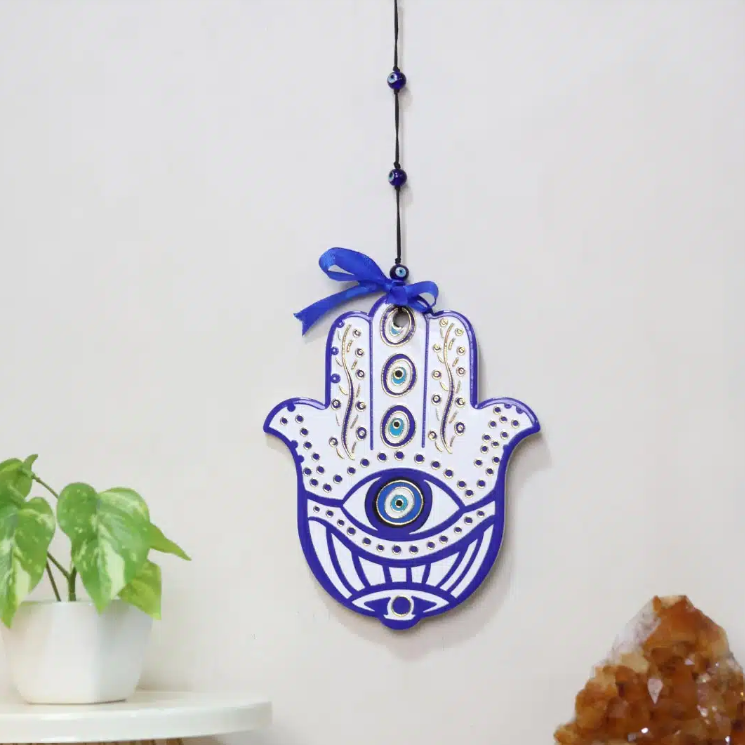 Evil Eye Hamsa Hand Wall Hanging