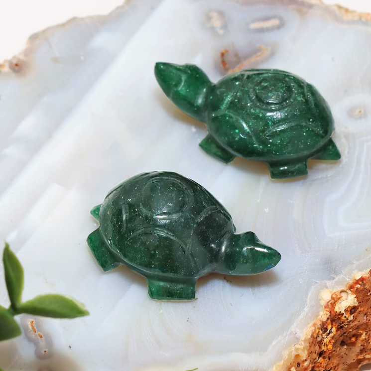 Green Jade Mini Tortoise
