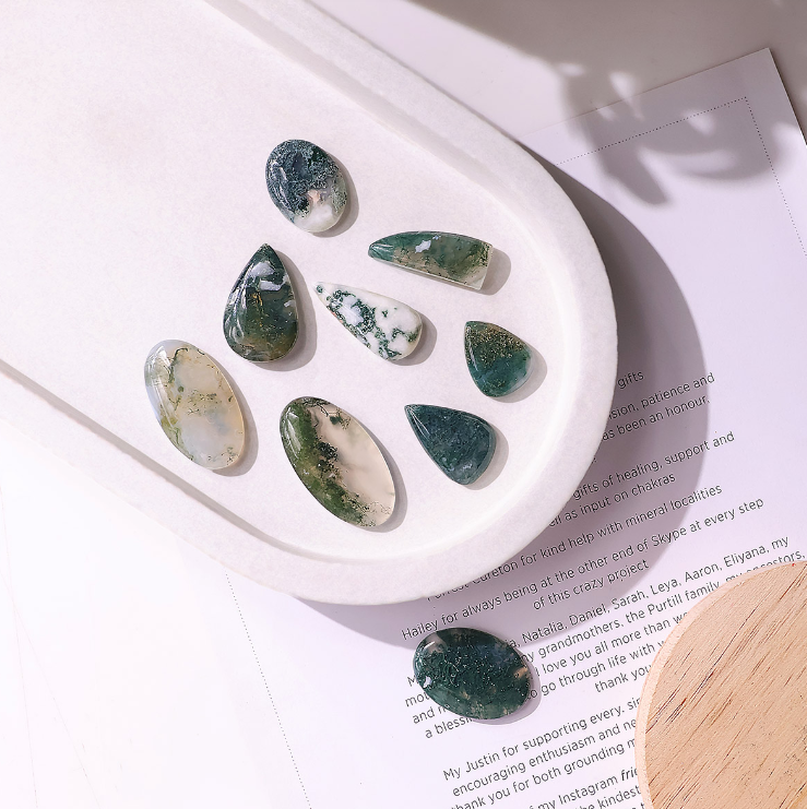 Moss Agate Cabochon