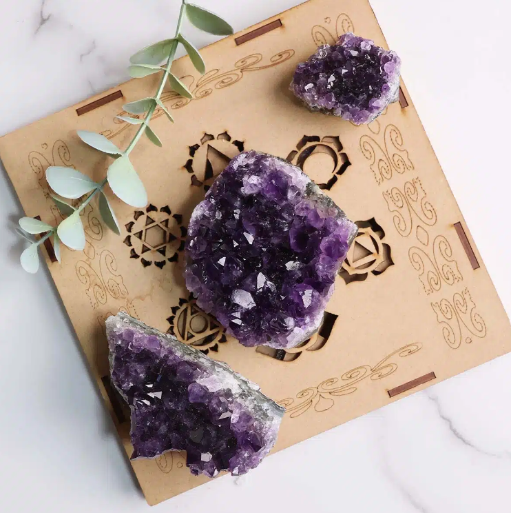 Amethyst Cluster Small Point HQ (C)