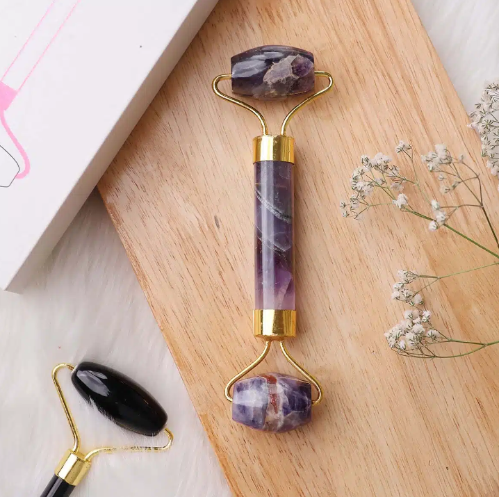 Amethyst Face Massage Roller