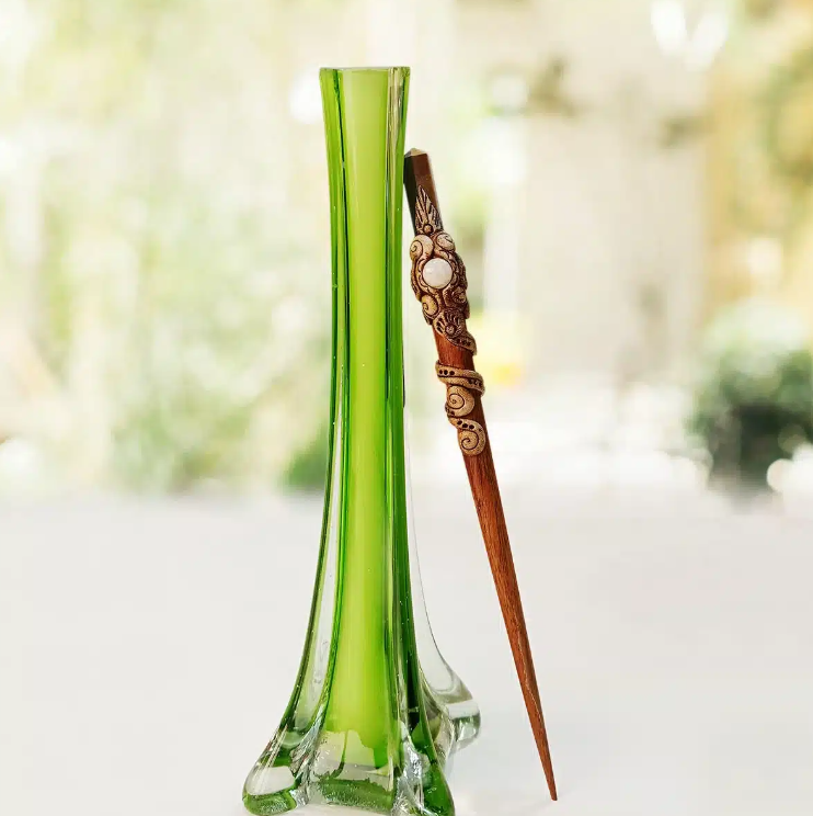 Tiger Eye Hair Bun Sticks