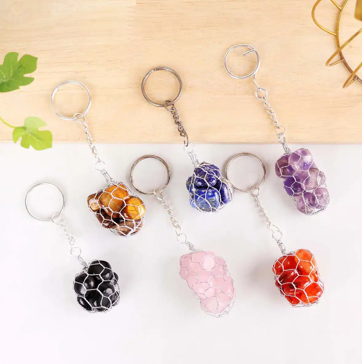 Grapes Bunch Tumble Keychain