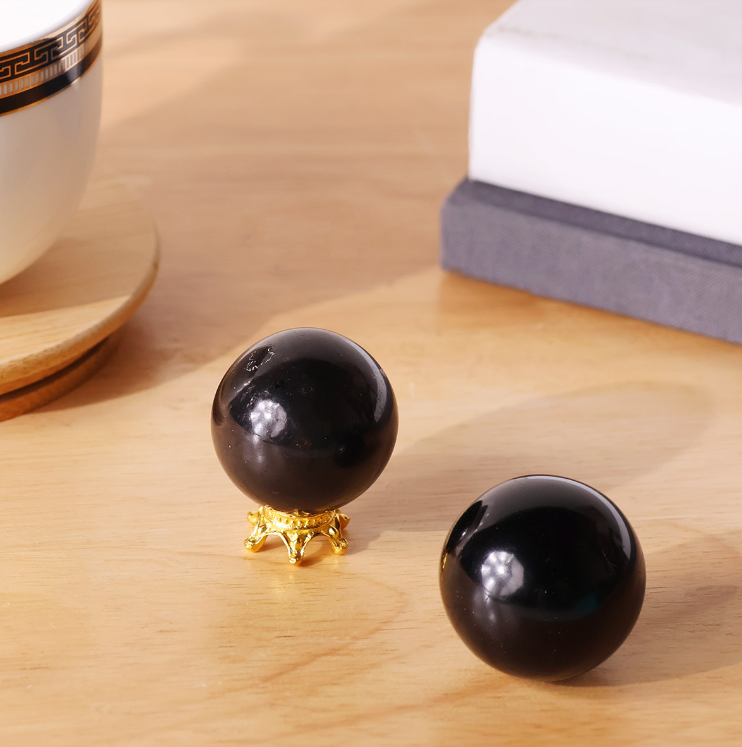 Black Tourmaline Mini Ball