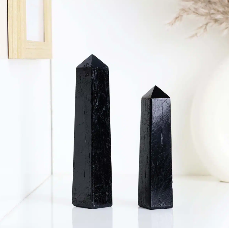 Black Tourmaline Tower Point