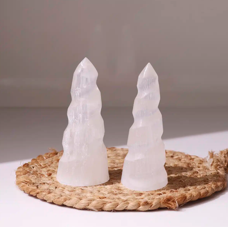 Selenite Spiral Tower