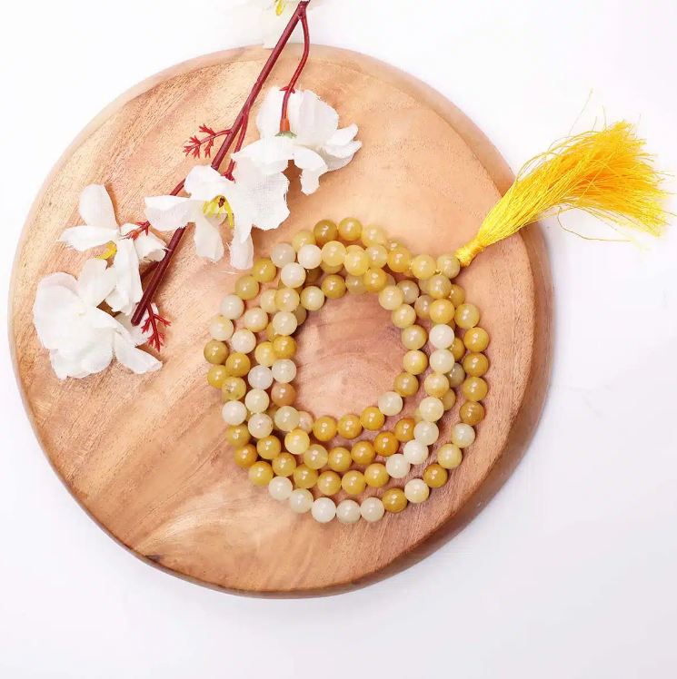 Yellow Aventurine Jaap Mala – 8MM