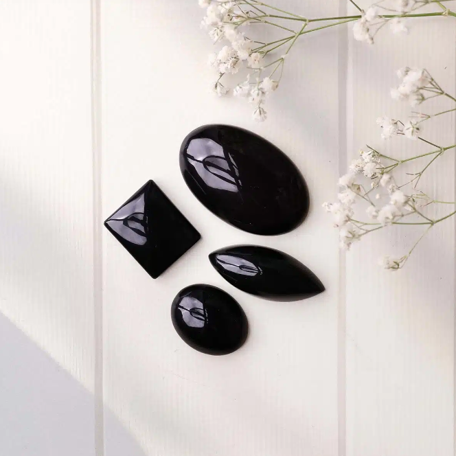 Black Obsidian Cabochon