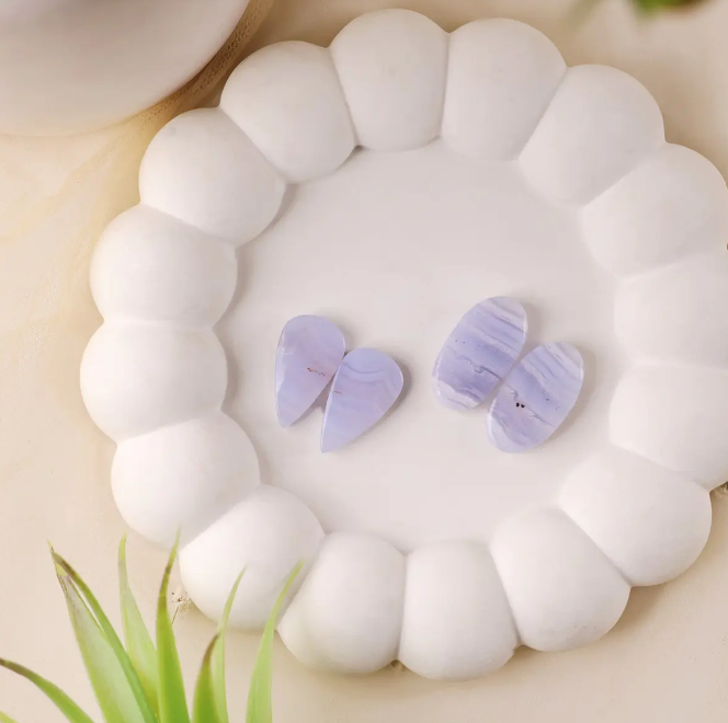 Blue Lace Agate Cabochon
