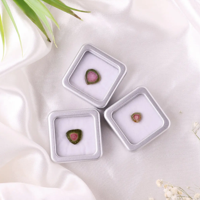 Watermelon Tourmaline slice
