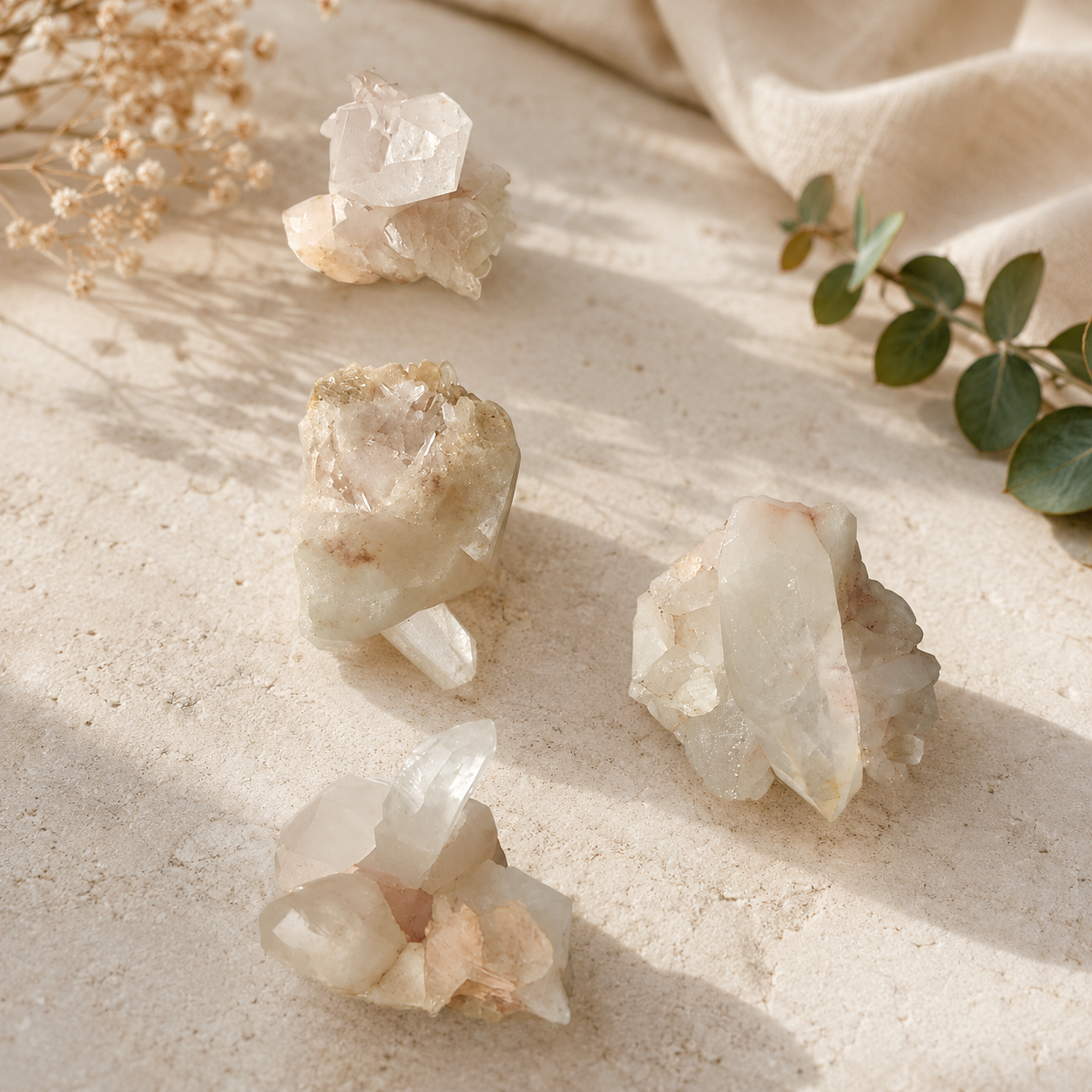 Himalayan Clear Quartz Cluster Points