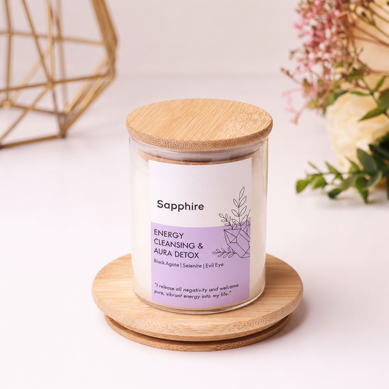 Energy Cleansing and Aura Detox Jar Candle