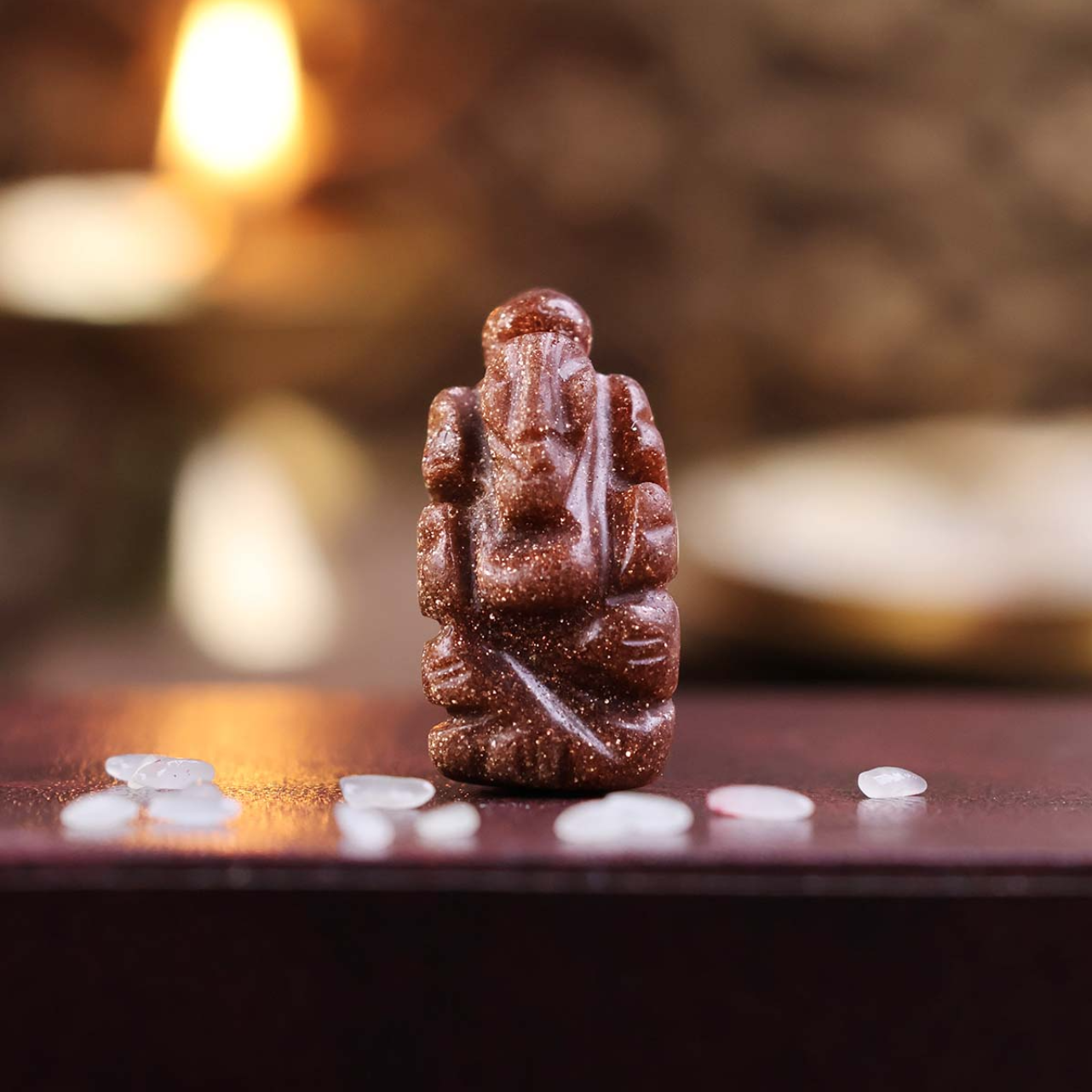 1 Inch Stone Ganesha Idols