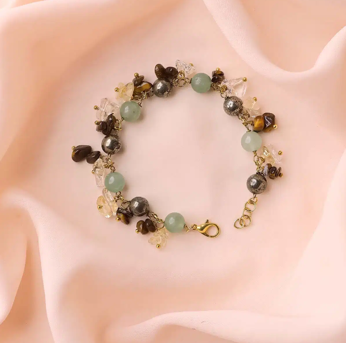 Wealth Chips and Beads Bracelet