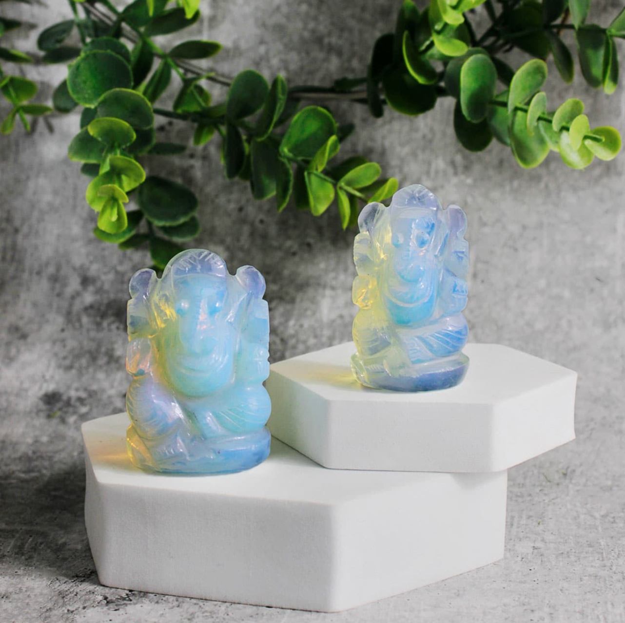Opalite Ganesha (Man-Made)