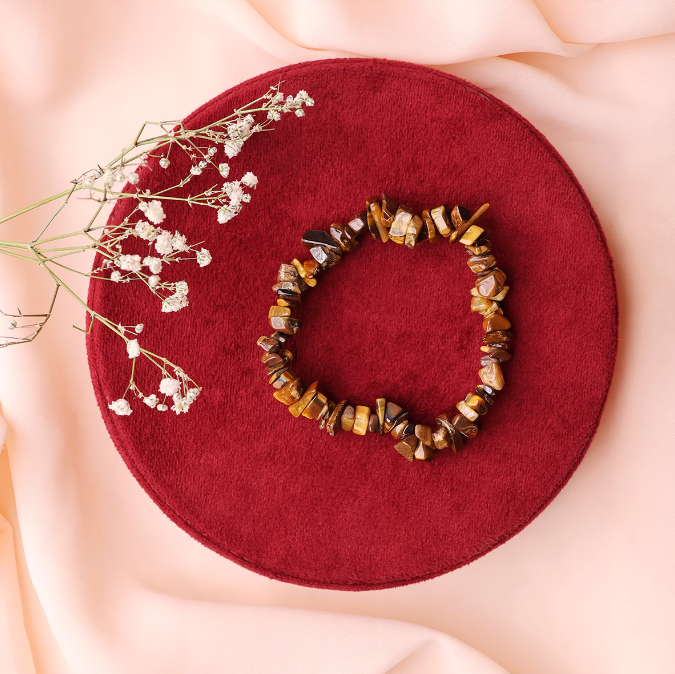 Tiger Eye Chip Stone Bracelet