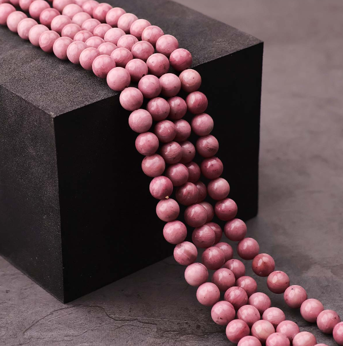 Rhodochrosite Beads line 8mm