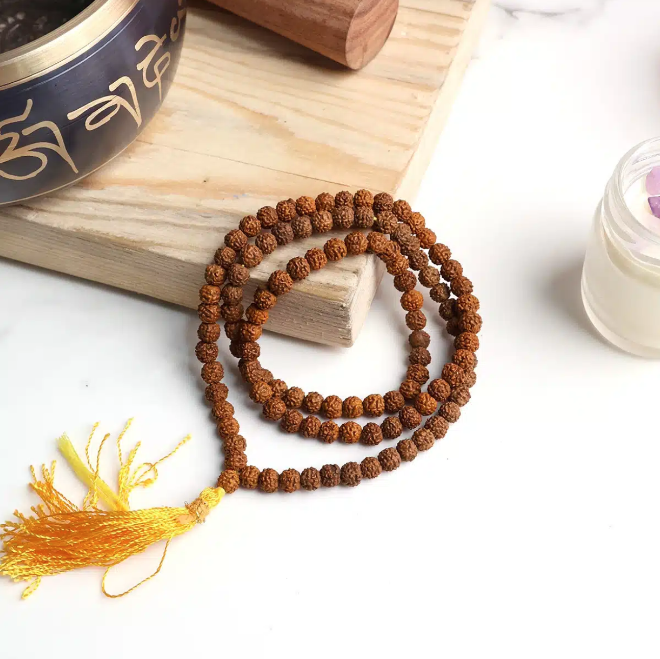 Rudraksh beads jaap mala 108+1 beads