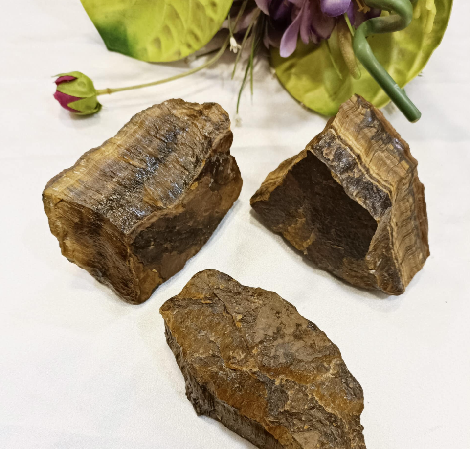 Premium Golden Tiger Eye Raw Stone
