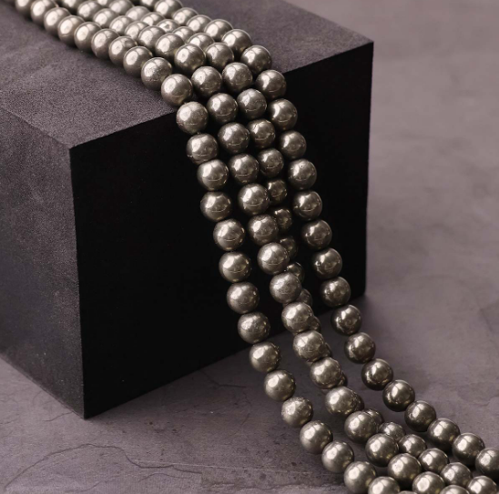 Pyrite Beads line 8mm