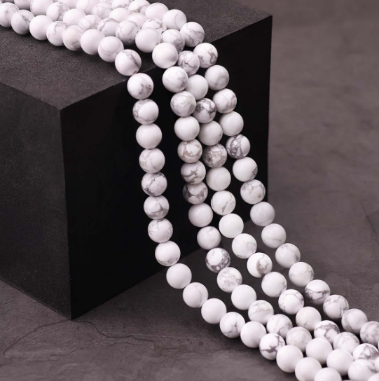 Howlite Beads Line 8mm