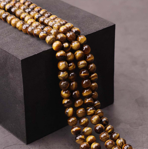 Tiger Eye Beads Line 8mm