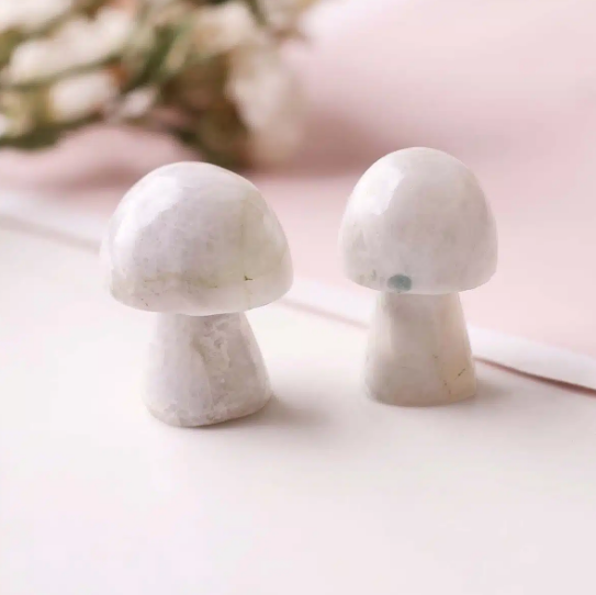 Rainbow Moonstone Mushroom