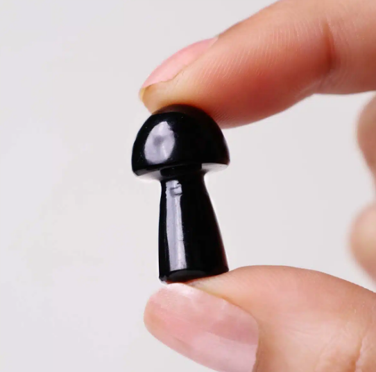 Black Obsidian Mushroom