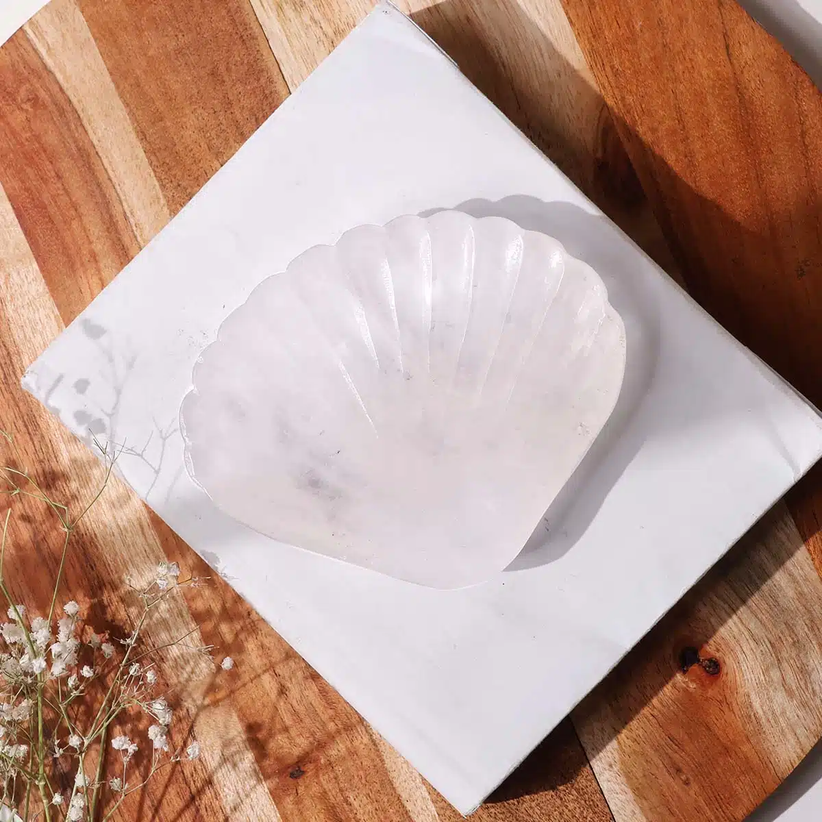 Clear Quartz Shell