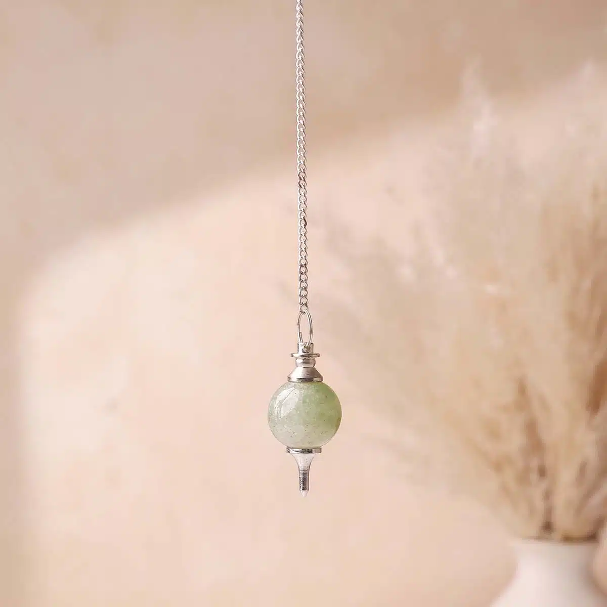 Green Aventurine Ball Pendulum