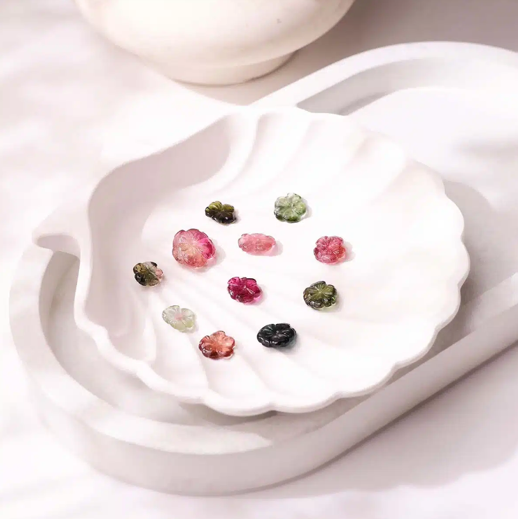 Watermelon Tourmaline Flower