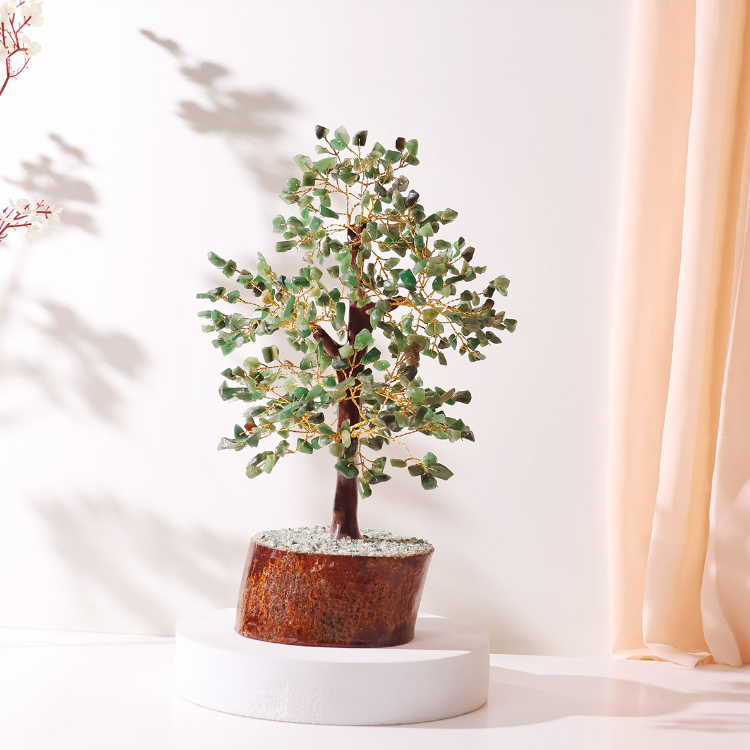 Green Aventurine Tree 300B MSeal