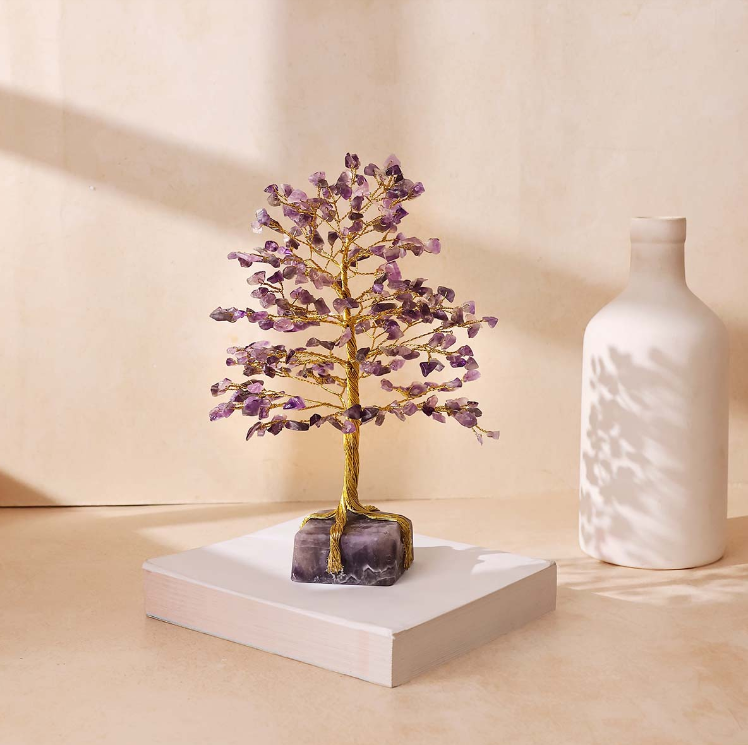 Amethyst Tree 300B On Amethyst Raw