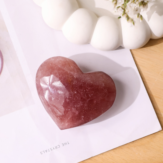 Strawberry Quartz Heart Hq