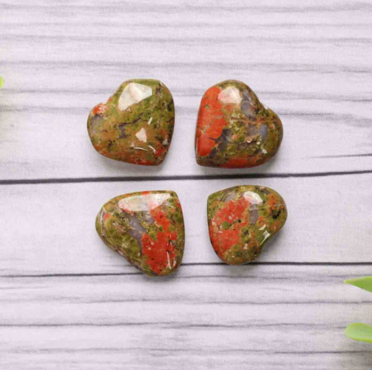Unakite Mini Heart