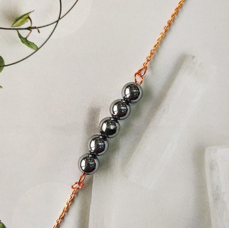 Five Beads Chain Bracelet