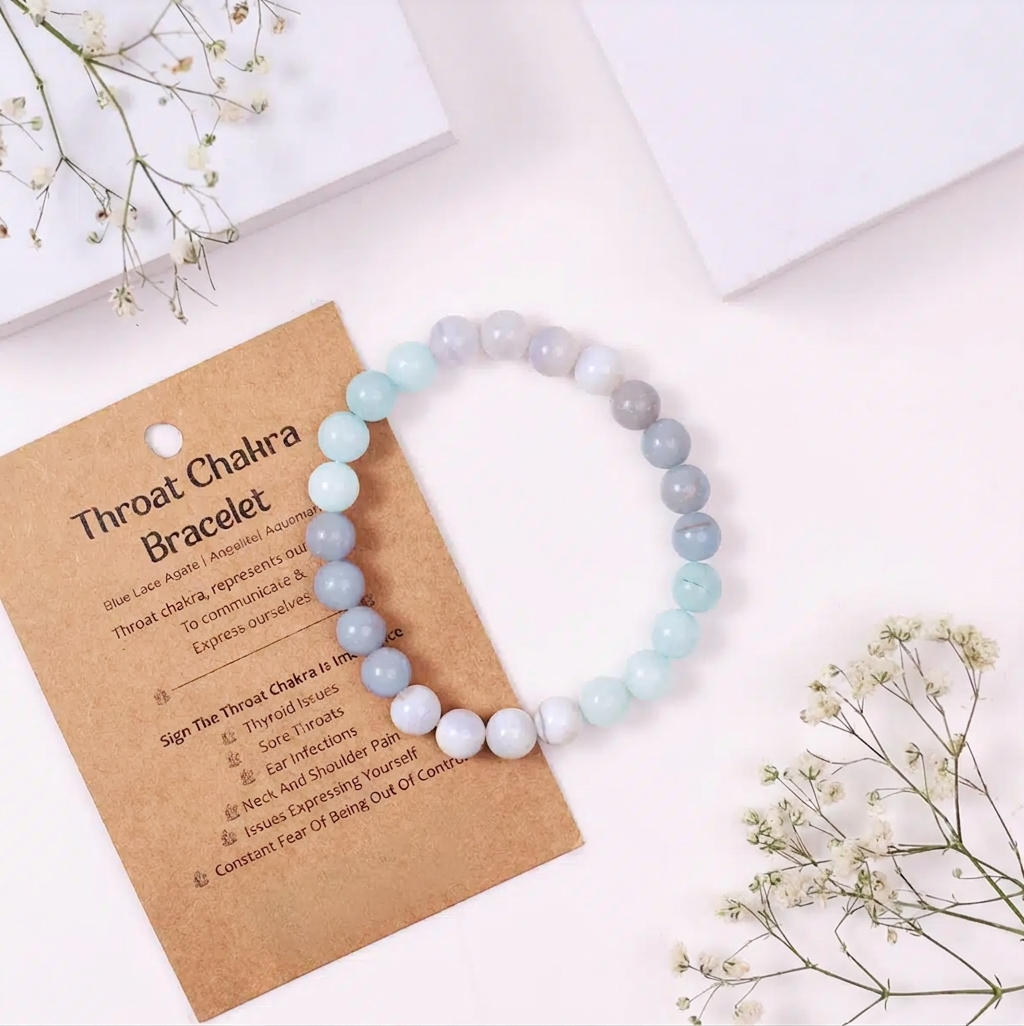 Throat Chakra Bracelet 8MM