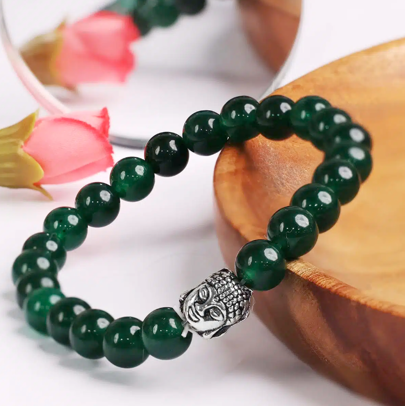 Green Jade Buddha Bracelet