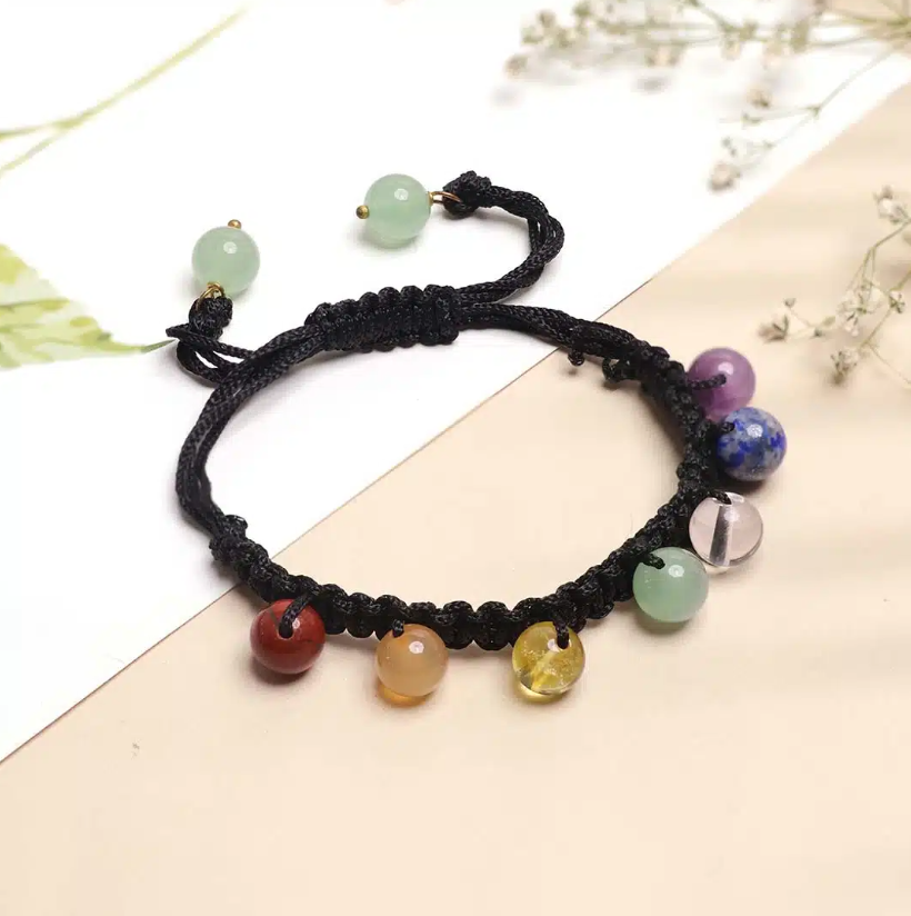 Knot Thread Bracelet for 7 Chakra Intention