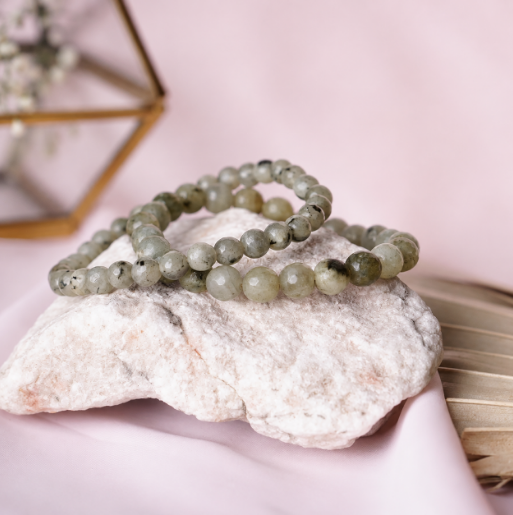 Labradorite Faceted Beads Bracelet