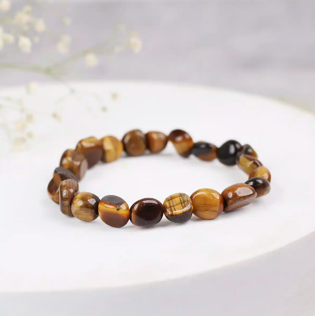 Tiger Eye Small Tumble Bracelet