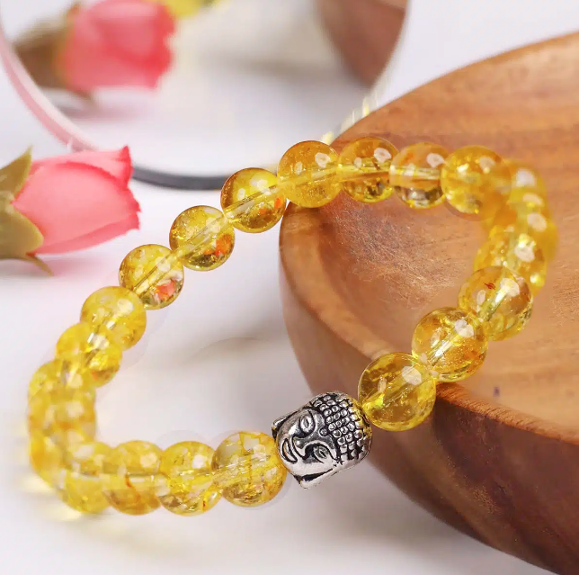 Citrine Buddha Bracelet