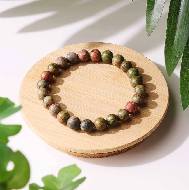 Unakite Bracelet 8mm